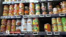 Alimentation : la viande se fait rare dans les plats cuisinés