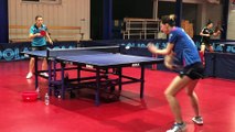 Tennis de table : les filles d’Etival à l’entraînement avant leur match de Ligue des Champions