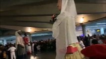 El último baile de Toko Toko y Braulia para decir adiós a los niños de Pamplona hasta 2019