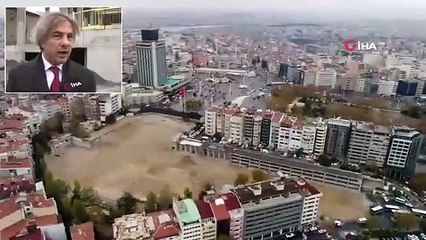 Yıkım Sonrası Atatürk Kültür Merkezi Alanı Havadan Görüntülendi