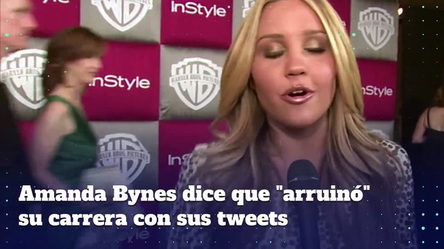 Amanda Bynes dice que arruinó su carrera con sus tweets
