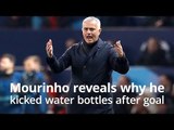 Jose Mourinho Explains Why He Kicked & Slammed Water Bottles After United Win