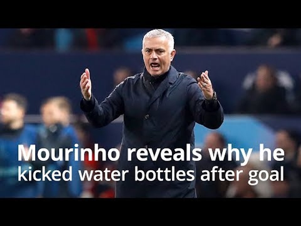 Jose Mourinho Explains Why He Kicked & Slammed Water Bottles After United Win