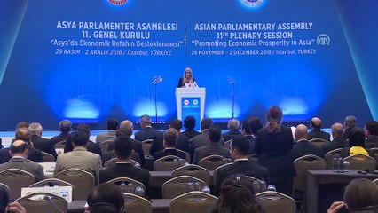 APA 11. Genel Kurulu'nda Cumhurbaşkanı Recep Tayyip Erdoğan'ın mesajı okundu - İSTANBUL