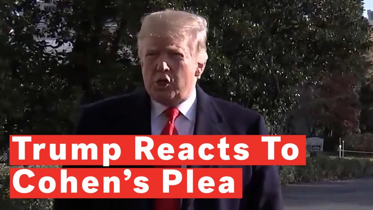President Trump Reacts To Michael Cohen's Guilt...
