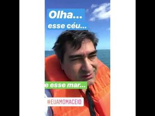 Zeca Camargo declara seu amor por Maceió