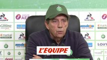 Gasset «Depuis le match de Nîmes, je n'ai pas parlé» - Foot - L1 - ASSE