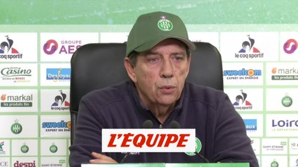 Gasset «Depuis le match de Nîmes, je n'ai pas parlé» - Foot - L1 - ASSE