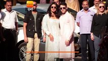 Priyanka Nick wedding: शादी से पहले गणेश पूजा में शामिल होने पहुंचे निक-प्रियंका, देखें प्रियंका का प्री वेडिंग लुक