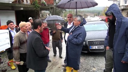 Manavgat'ta kuvvetli yağış - ANTALYA