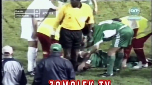 الشوط الاول مباراة الرجاء الرياضي والزمالك 0-0 ذهاب دوري ابطال افريقيا 2002