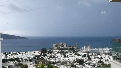 Bodrum'da Denizin Rengi Değişti