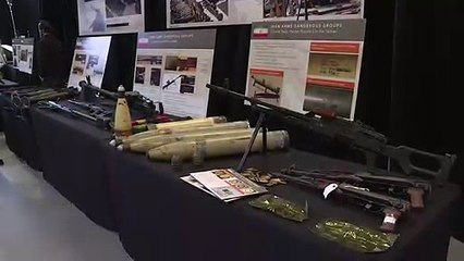 واشنطن تعرض أسلحة صادرتها تثبت أن إيران تشكّل تهديداً إقليميا