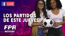 PROGRAMACIÓN PARA LOS PARTIDOS DE ESTE JUEVES