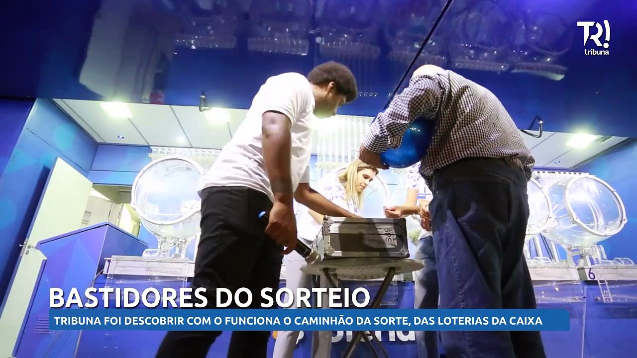 Veja os bastidores dos sorteios das Loterias da Caixa