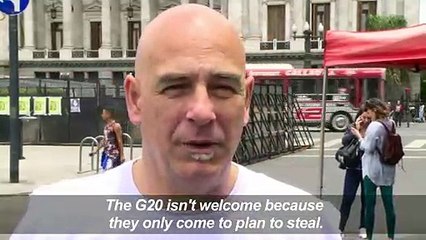 Hundreds in Argentina protest on eve of G20 summit