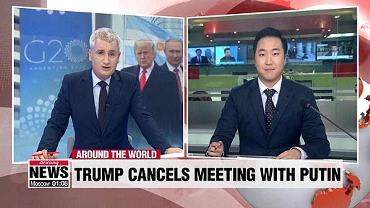 Trump abruptly cancels meeting with Putin at G-20 summit over "seized Ukrainian ships"