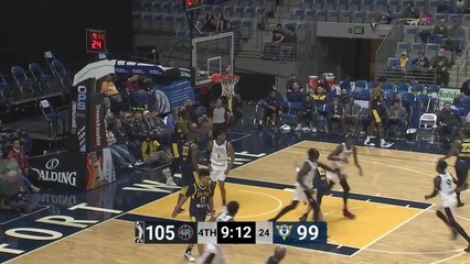 Deng Adel with one of the day's best assists