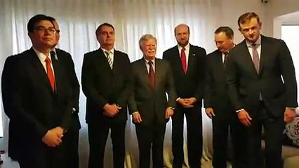 Bolsonaro se reunió con asesor de Seguridad Nacional de Trump