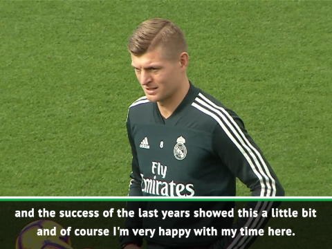 I'm very happy at Real Madrid - Kroos
