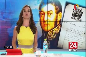 Manuscrito de José de San Martín fue robado del Archivo General de la Nación