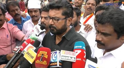 அனைத்துக் கட்சி கூட்டம் என்பது தேவையற்றது- புதுக்கோட்டையில் சரத்குமார் பேட்டி- வீடியோ