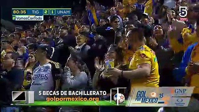 Duenas Goal - Tigres vs Pumas 2-1