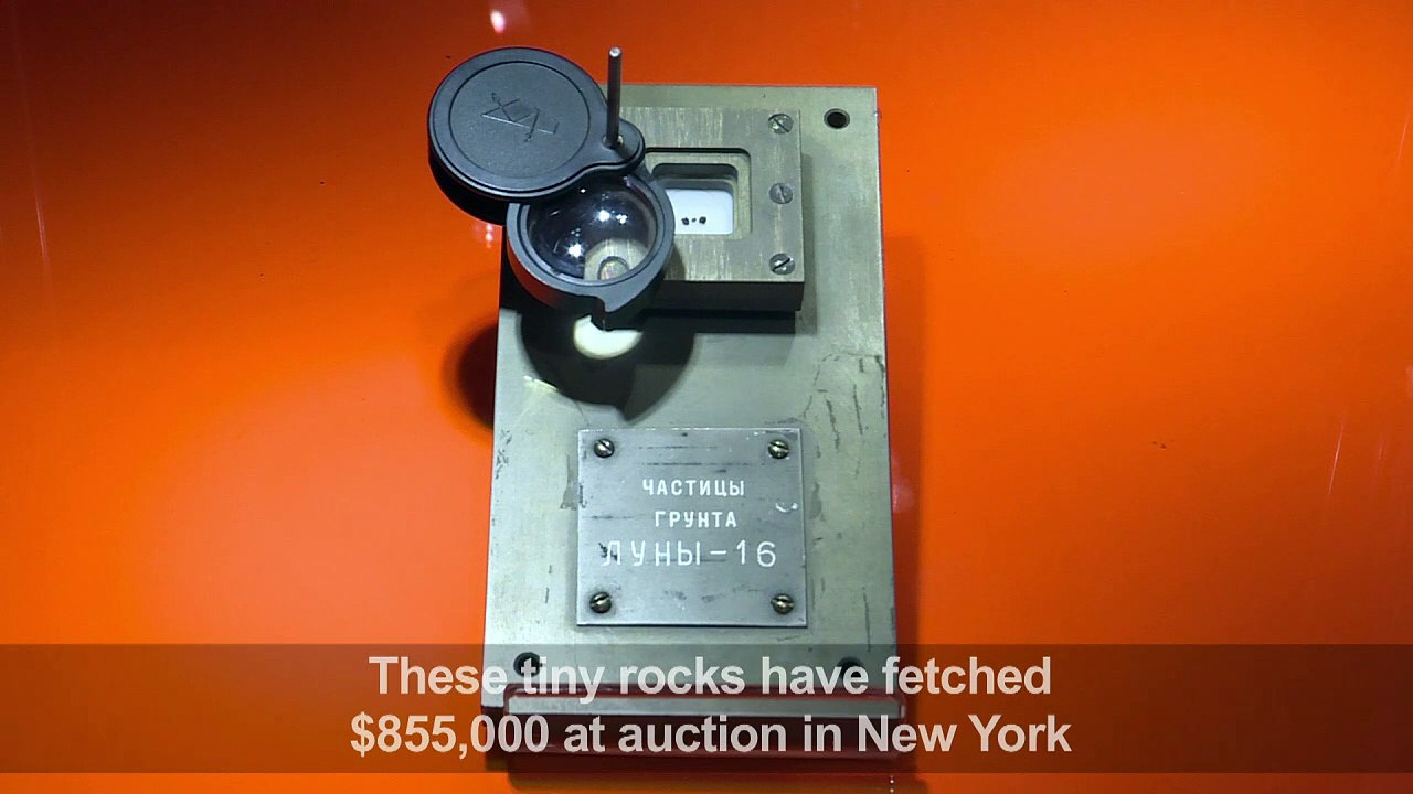 Moon rocks sell for $855,000