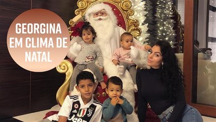 Georgina, noiva de Cristiano Ronaldo, já está em clima de Natal