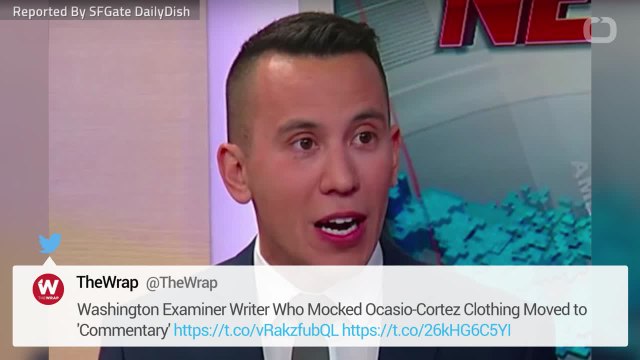 Washington Examiner Moves Reporter Who Mocked Alexandria Ocasio-Cortez's Wardrobe