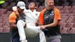 India Vs Australia XI 2018 : Pritvi Shaw Injures Ankle In Tour Match | Oneindia Telugu
