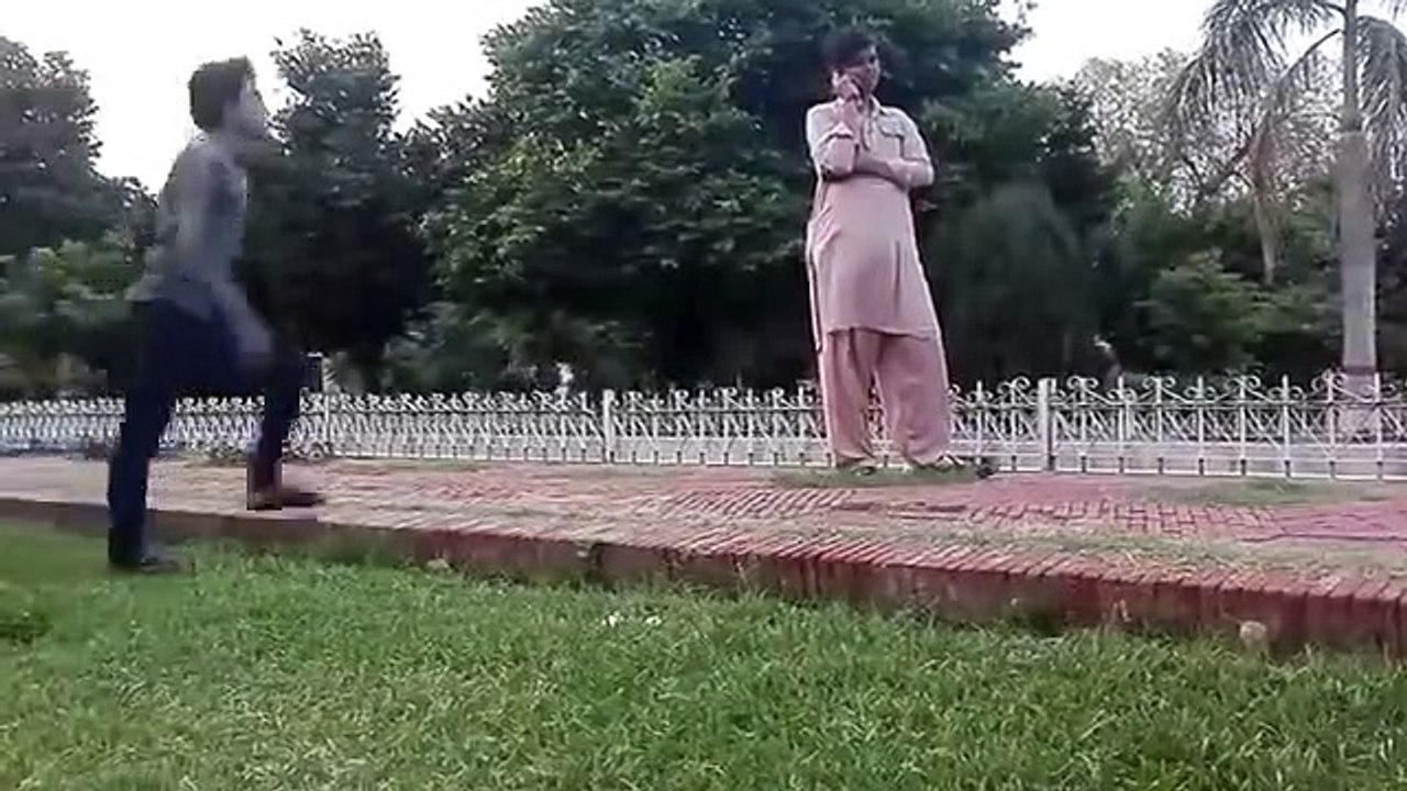Naughty guy trying  disturb to public in this funny video