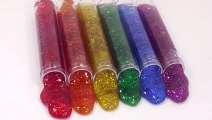 DIY How To Make Glitter Colors Slime Clay Case Learn Colors Slime For Kid