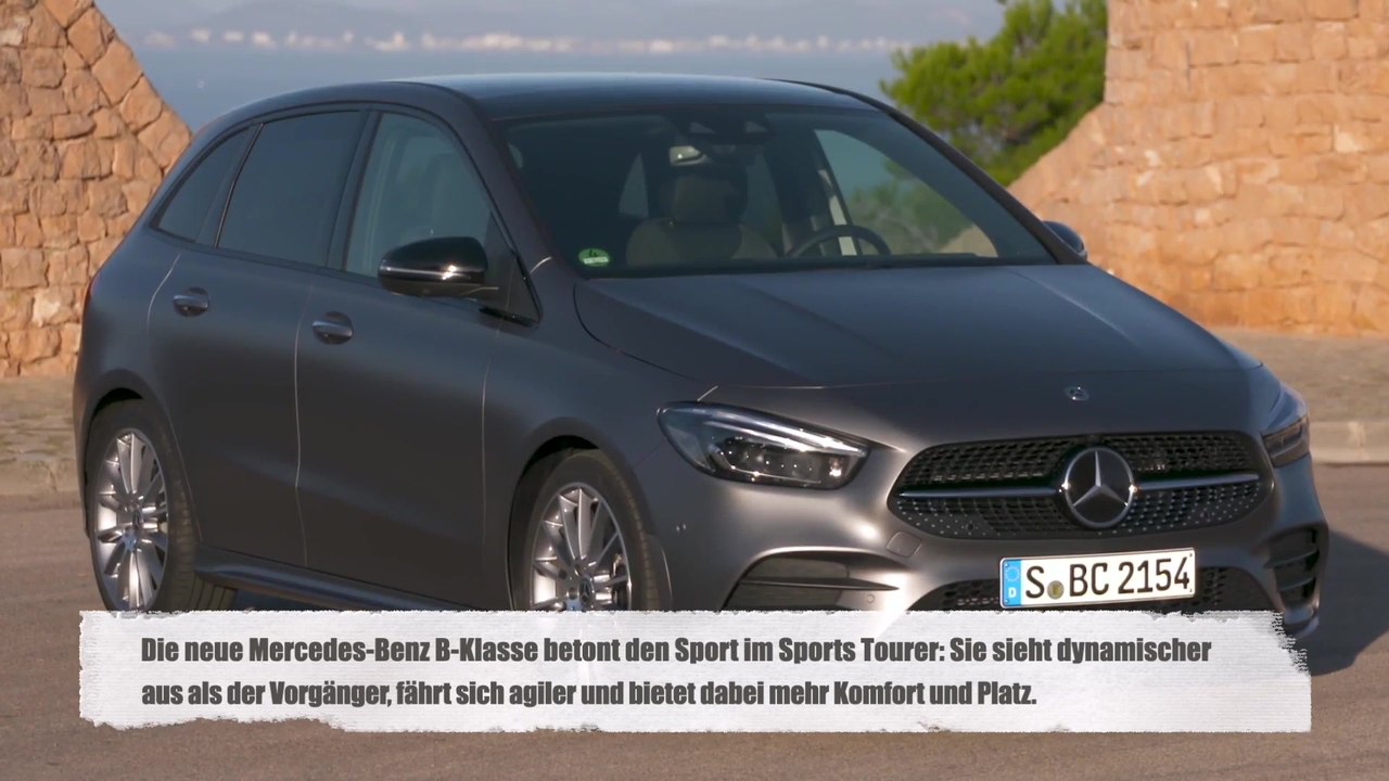 Mercedes-Benz B 220 d Design in Grey magno - Fahrveranstaltung Mallorca 2018