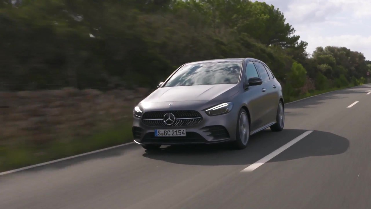 Mercedes-Benz B 220 d in Grey magno - Fahrveranstaltung Mallorca 2018