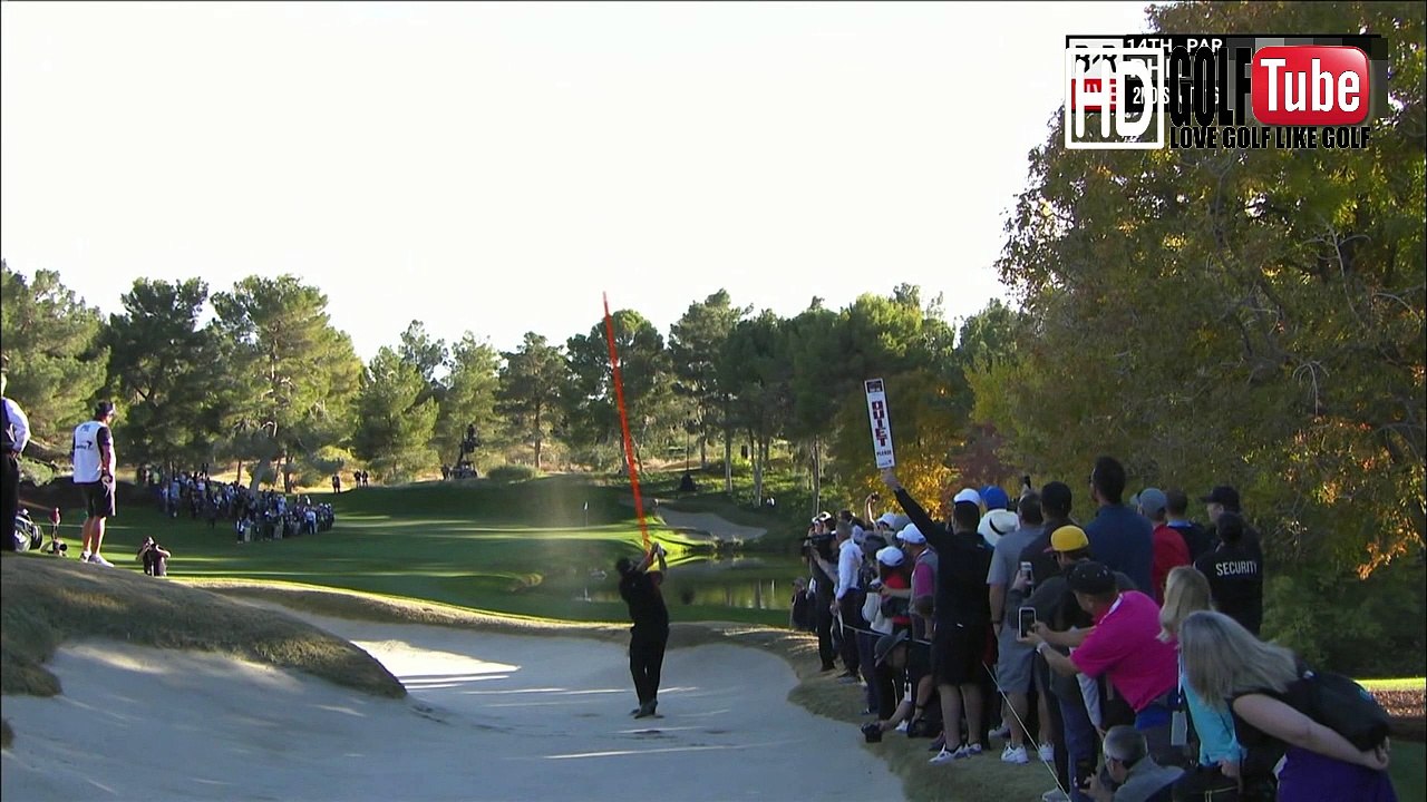 【ゴルフ】tiger woods vs phil mickelson no14hole (タイガーウッズ vs フィルミケルソン）14番ホール