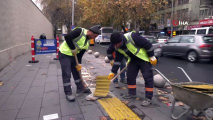 Başkent’teki sarı çizgiler değişiyor...Yeni yapılacak iz yolları, hava şartlarına dayanıklı beton malzemeden üretilecek