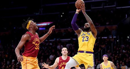 LeBron James'in Yıldızlaştığı Maçta Los Angeles Lakers, Indiana Pacers'ı Devirdi
