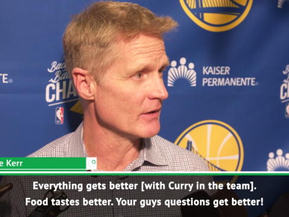 Even food tastes better when Steph Curry is bac...