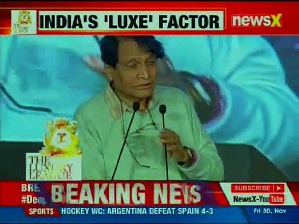 Suresh Prabhu at Luxury Symposium: India evolving in global luxury market