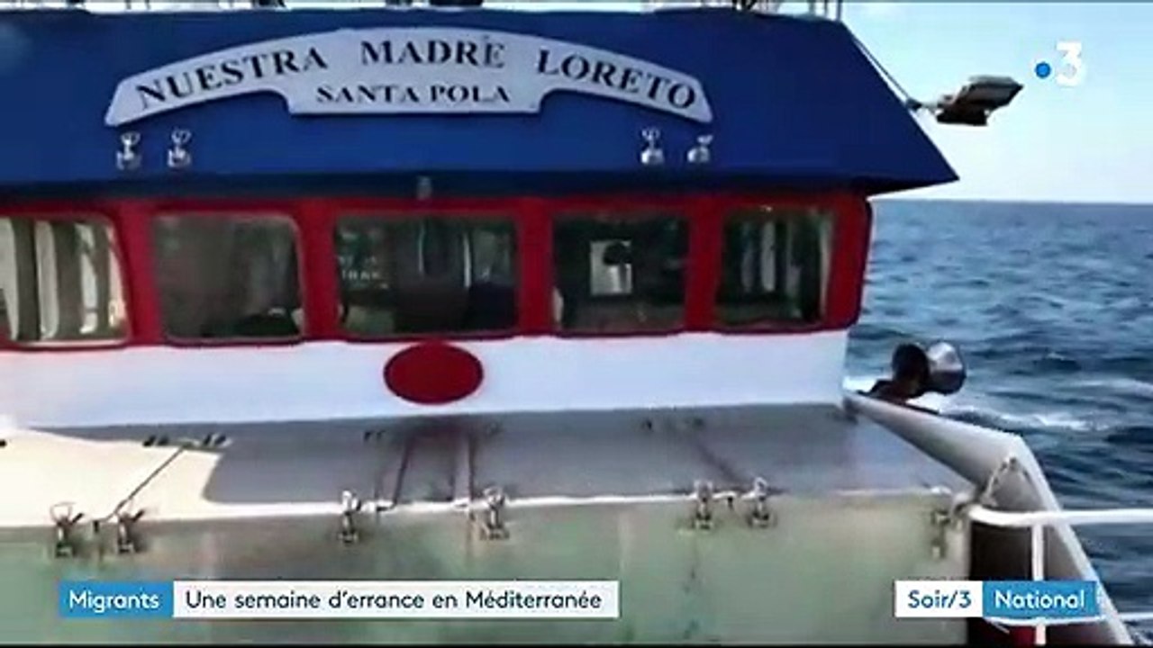 Migrants : un bateau de pêche en errance en Méditerranée