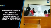 Jammu university professor suspended for calling Bhagat Singh a terrorist