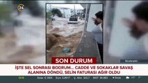 İşte sel sonrası durum