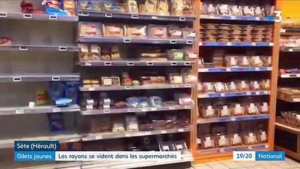 Gilets Jaunes : Ces supermarchés qui ne sont plus alimentés dans certaines régions et les rayons se vident !