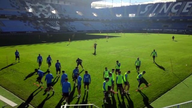 Último Entrenamiento del Málaga Antes del Derbi ante el Granada