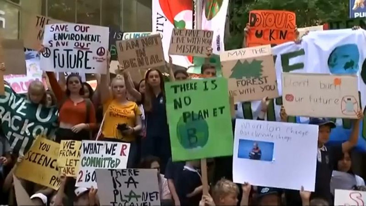 Schüler auf den Barrikaden für mehr Klimaschutz