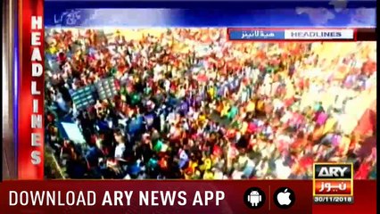 Headlines ARYNews 1600 30th November 2018