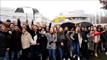 TERRITOIRE DE BELFORT A Belfort, les lycéens du lycée Courbet dans la rue