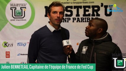 Master'U BNP Paribas 2018 - Julien Benneteau parrain de choix de la 13e édition à Grenoble du  Master'U BNP Paribas