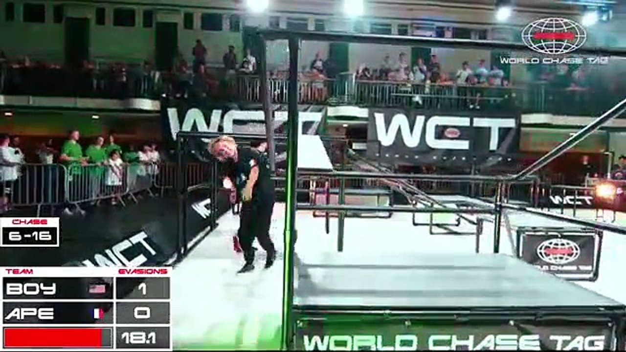 Compétition de jeu de trappe-trappe - World Chase Tag 3 (France vs États-Unis)